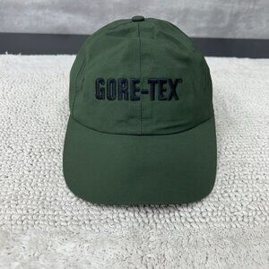 Vintage Gore Tex Snapback Hat OSFA Made in USA Taped Seams Green Black Hatters